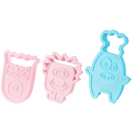 Zenker 42878 Ausstecher-Set Monster, Patisserie