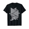Graphic Geometric Triangle Retro T-Shirt