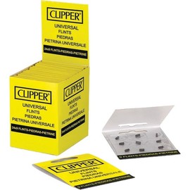 Clipper Universal Flints Steine 24 x 9 Per Pack by Clipper Schwarz