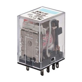 HR705-4PL-24VDC, Electro Mechanical Relay, Cube Type, 5A 4PDT, 24VDC Coil Input, LED Indicator, (Socket req'd)