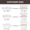 FreshSeal Glass Vacuum Sealable Container Set for Food Storage, 9