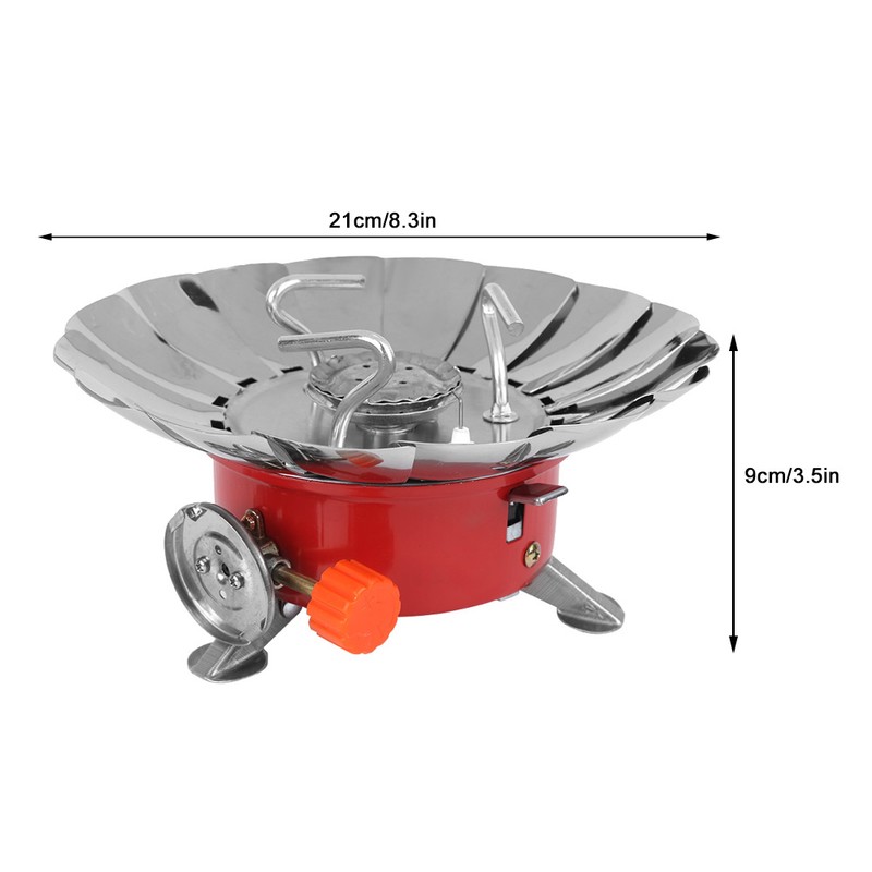 Outdoor Windproof Lotos Long Gas Tank Casette Stove for Camping
