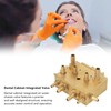 15 Holes Dental Cabinet Integrated Air Water Chassis Valve Copper
