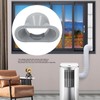 5 Inch Portable AC Exhaust Hose Coupler Window Adapter, Supports
