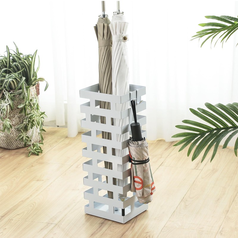 Tudomro Umbrella Stands for Entryway Large Metal Umbrella Holder with