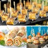 200 PCS Bamboo Skewers for Appetizers, 4.7 Inch Toothpicks, Cocktail