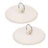 sourcing map 2Pcs Drain Stoppers, Rubber Bathtub Stopper Sink Plugs