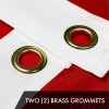 G128 Combo Pack: USA American Flag 3x5 Ft Embroidered Stars