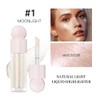 Mysense Liquid Highlighter Makeup, Natural Glow Face Highlighter Stick, Silky