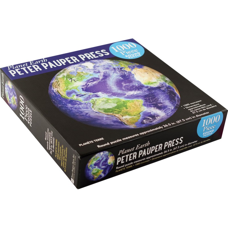 Planet Earth 1000 Piece Round Jigsaw Puzzle