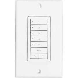 Rollease MTRF-WS5-Flush Five Channel Remote Control