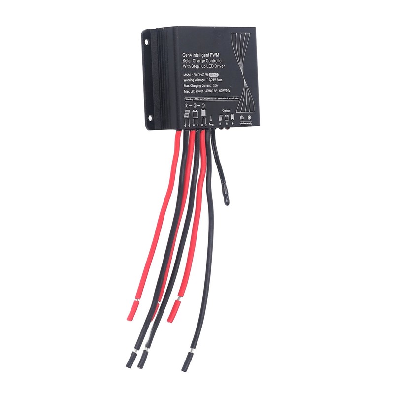 Solar Charge Controller 12V 24V PWM Battery Charging Regulator with