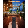 Brightever 200FT Outdoor String Lights with Remote, 2700K/4000K/5000K Selectable LED