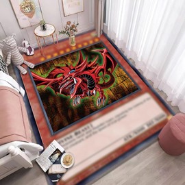 Anime Rug for ygo Anime Carpet Boys' Room Decoration Game Children's Carpet Bedroom Aesthetic Soft Decorative 100 * 150cm (40 * 60in)