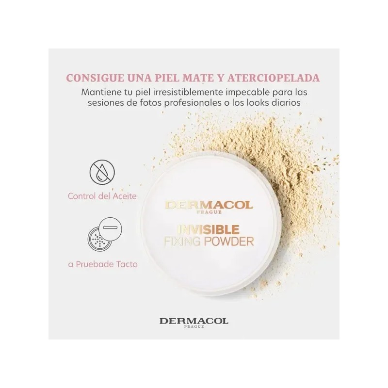 Polvo Fijador Dermacol Light Mate Larga Duración 13.5g
