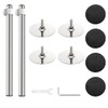 Kingrol 2-Pack Stainless Steel Undermount Sink Brackets, 17.7"-29.5" Adjustable Sink