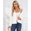 CZYINXIAN Women's Casual Long Sleeve Open Front Cardigan Trendy Solid