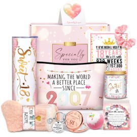 18th Birthday Gifts for Girls, 18th Birthday Gifts For Girls, 18th Birthday Decorations for Girls, 18th Best Friend First Birthday Gifts For Teen Girls, Sweet 18 Birthday Gift Ideas for Her, Daughter