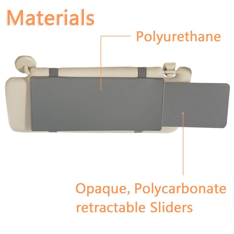 Car Visor Sunshade, WANPOOL Car Visor Anti-Glare Sunshade Extender for