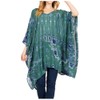 Sakkas Adalwin Desert Sun Lightweight Circle Ponch Tunic Top Blouse