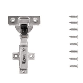 Hickory Hardware HH74722-14 - Inset Concealed Euro Cabinet Door Hinges - 105-Degree Opening Angle - Self-Close Function - 1 Set of Pair
