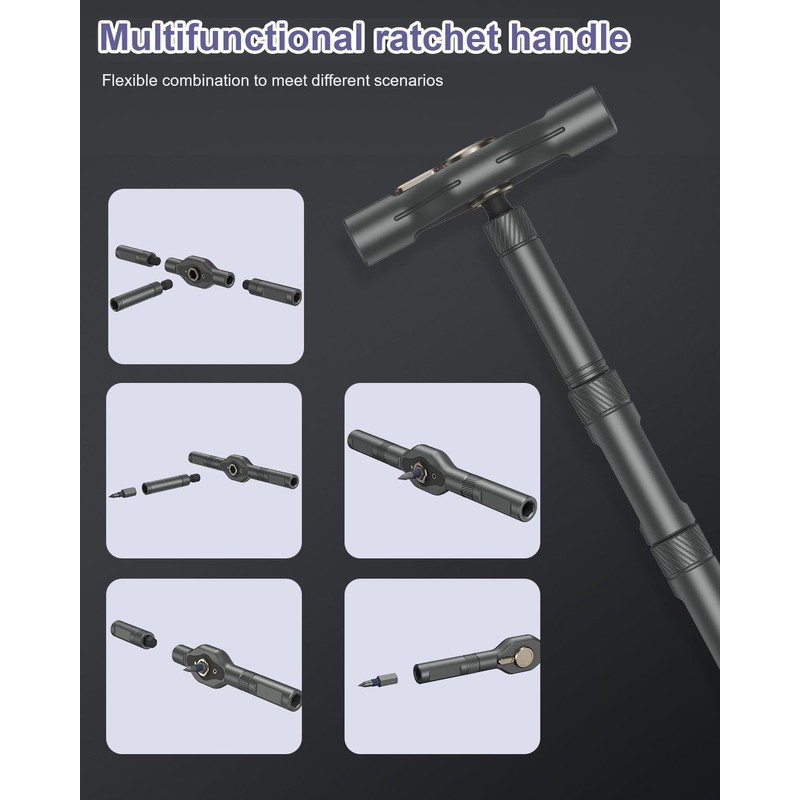 OQIMAX 42 in 1 Magnetic Screwdriver Set Ratchet Screwdriver Set