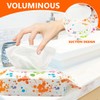 SGERUFZ 3 Wet Wipes Box Reusable Portable Wet Wipes Bag