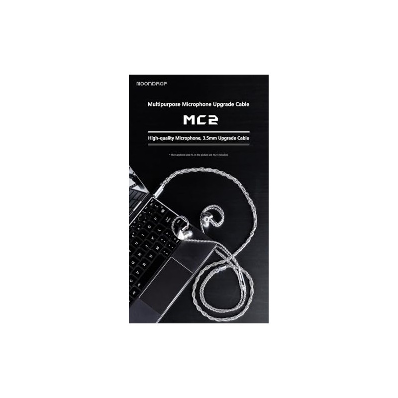 Moondrop MC2 - Cable de actualización para micrófono (3,5 mm,