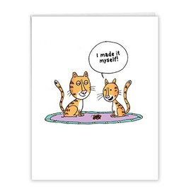 NobleWorks - Funny Mother's Day Greeting Card (8.5 x 11 Inch) - Jumbo Comic, Cartoon Humor for Mom - Made It Myself J0307