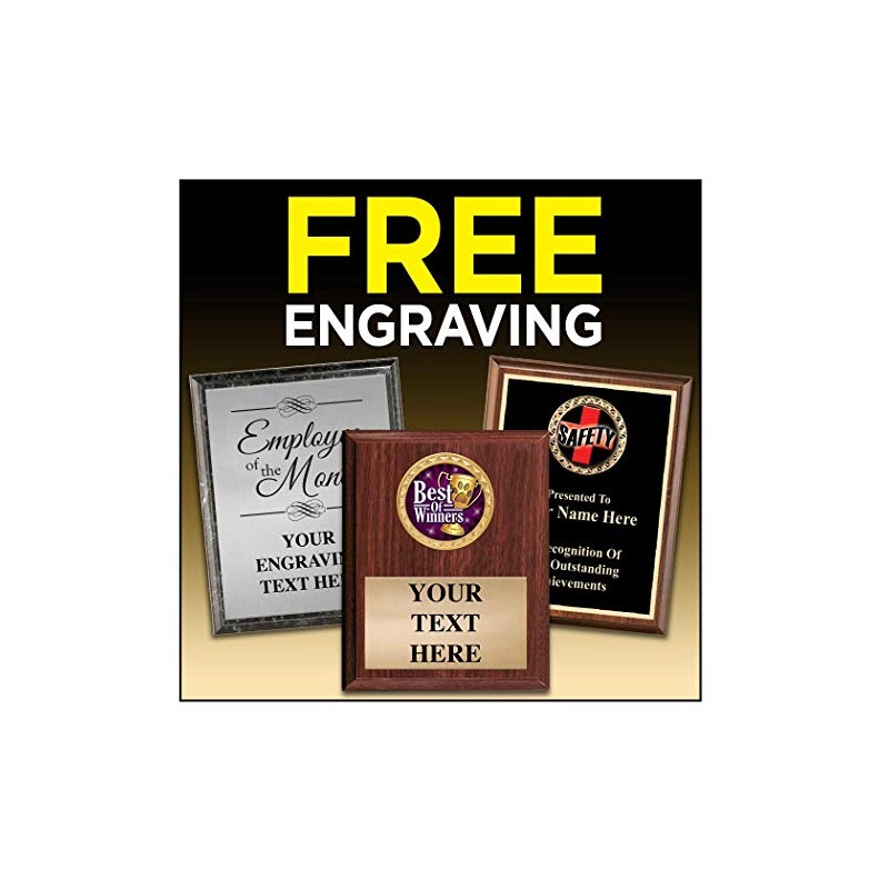 Anniversary Plaques - 7x9 20 Years of Service Anniversary Recognition