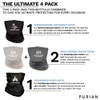 PURIAN 4 Pack Neck Gaiter Face Scarf Mask | Dust