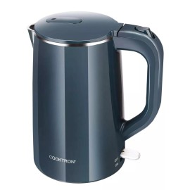 Cooktron Water Kettle 1.7L/57.5OZ Electric Kettle, Easy to Clean Kettle, Double Wall