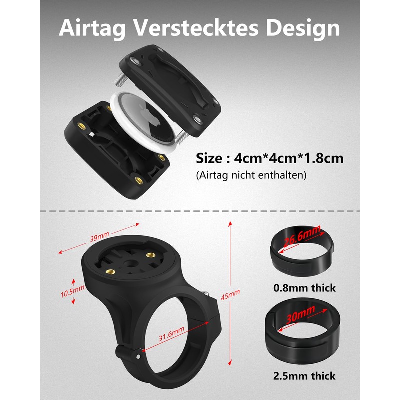 Bicycle Mount Compatible with Garmin GPS Bicycle Computer, Bicycle Mount