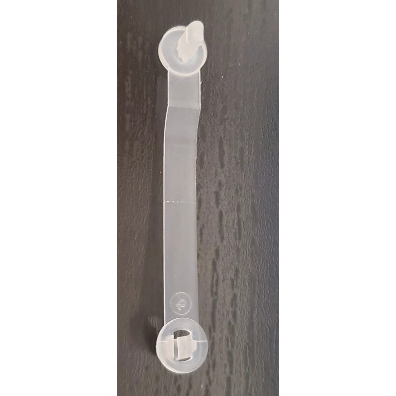 White ESSENTRA COMPONENTS CH-2-10 DUAL LOCKING LOT OF 1000