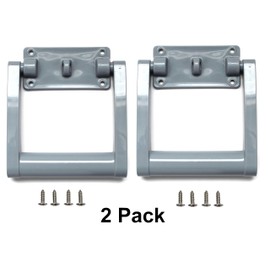 Grey Aftermarket Plastic Igloo Cooler Replacement Handles # 21025 for 90-100 qt Coolers (2)