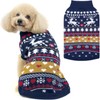 PUPTECK Christmas Dog Jumpers - Soft Warm Outfit Dog Sweaters