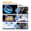 MAGIC JOHN 360° Magnetic Phone Holder Strong Magnetic Grip, Anti-Slip