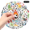 Vesaneae 50 PCS Soccer Stickers, Vinyl Waterproof Stickers, Sports Style