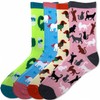 MIJOMA Colourful Socks Motif Socks Set of 4 - Comfortable,