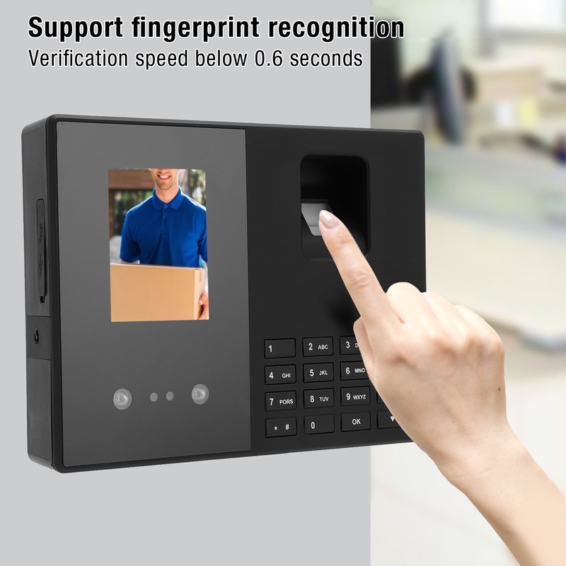 2.8 Inch Attendance Machine 3 in 1 Fingerprint Palm Vein