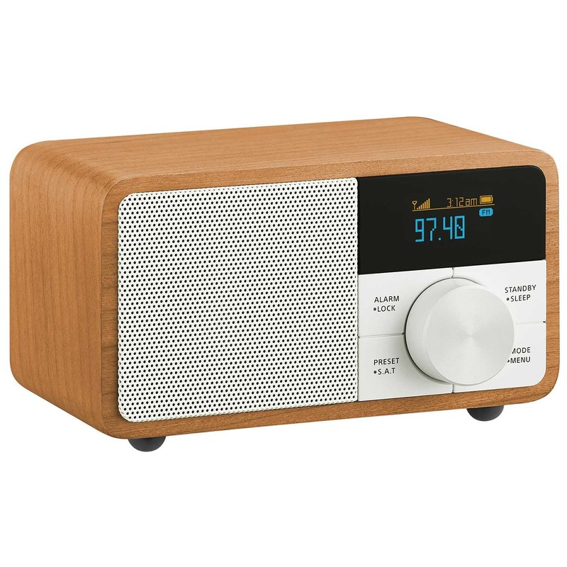 Sangean WR-305 Wide FM Radio Bluetooth Speaker with OLED Display,