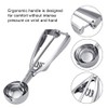 Ice Cream Scoop, Stainless Steel Ice Cream Scooper Professional No-Slip