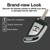 SEGADEN Modified Upgraded Key Shell Compatible with Volkswagen Golf GTI