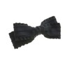 Vingtaine H7403-BK- Ruffled Ribbon Barrette, Cute, Adult, Cute, Hair Clip,