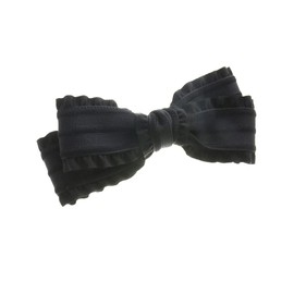 Vingtaine H7403-BK- Ruffled Ribbon Barrette, Cute, Adult, Cute, Hair Clip, Head Access