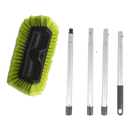 TOPROAD Scratch-Free Car Wash Brush with Extension Pole, Scrub Brush for Car Cleaning, Long Handle Brush for Deep Cleaning Truck ATV Yacht