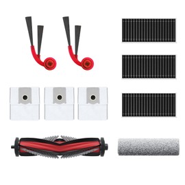 Yeedi Accessories Buddy Kit Compatible with M14 Plus- ZeroTangle 3.0 Main Brush (1pc), Side Brush (2pcs), Filters (3pcs), Dust Bags (3pcs), Roller Mopping Pad (1pc)