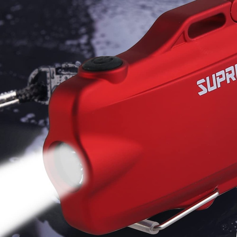SUPRUS Waterproof 3 Modes of Flashlight Windproof Lighter Dual Arc