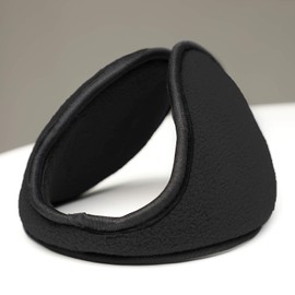 fiebig Ear muffs (ear warmers) for men and women, ear-band in one size, 54-63 cm, innovative ear protection keeps the ears warm in winter - black