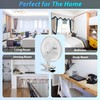 Comfort Zone Portable Clip on Fan with Fully Adjustable Tilt,